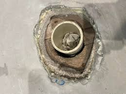 Safe Void Filling Around Fragile Cast Iron and PVC Plumbing